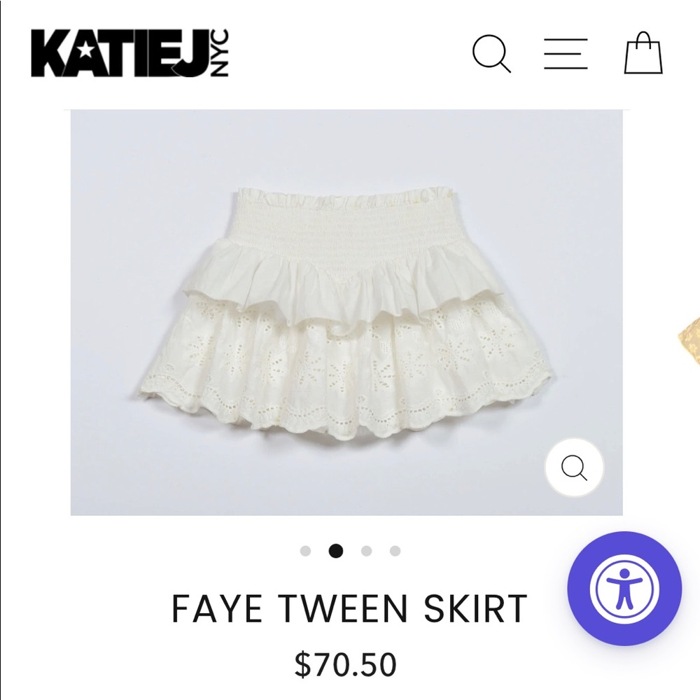 Katie J NYC girls M skirt